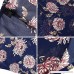 Uniboutique Women's Floral Kimono Summer Beachwear Cover up Boho Chiffon Cardigan Tops Navy Blue B07C1LSSNH